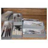 LARGE ASSORTMENT OF DANIEL HECHTER FLATWARE