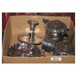 MISC SILVER PLATE VESSELS