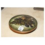 STONE MTN GA GRAPE THEMED METAL DISH