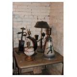 VINTAGE LAMPS OF EVERY STYLE W/OLD CORDS