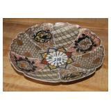 DECORATIVE JAPANESE PORCELAIN DISH 10"W