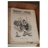ANTIQUE HARPERS WEEKLY AND SAT EVEN POST MAGS