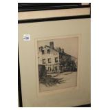 SIX FRAMED ART OF EUROPEAN SCENES