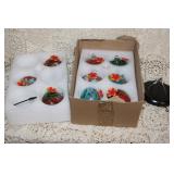 COLLECTION OF 9 HUMMINGBIRD SMALL FEEDERS