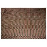 19TH CENTURY HANDLOOMED COVERLET