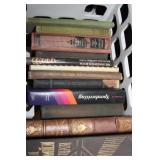 TWO CRATES OF ANTIQUE BOOKS