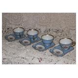BAVARIA GERMANY TEACUP, SAUCER & ASHTRAY SET