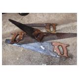 ASSORTED VINTAGE HAND SAWS