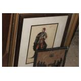 GROUPING OF VINTAGE WALL ART VARIOUS SIZES