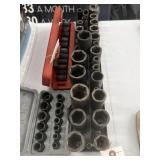 40 Impact sockets - standard and metric