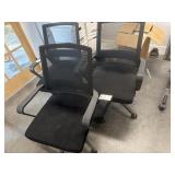 3 office chairs