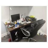 desk, chair, monitor & supplies does not include