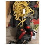 Safety harness ropes bag