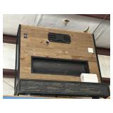 Portable fireplace screen TV mount round 5ï¿½ x 6ï¿½