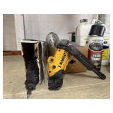 DREMEL 200 and a DeWalt  metal snipper