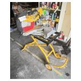 DeWalt cutoff saw with stand