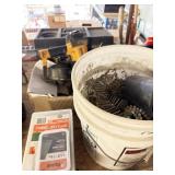 BOSTITCH nail Gun, buckets of Nails boxes of Nails