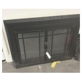 371/2 x 28 fireplace glass doors opens