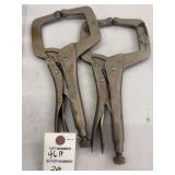 2 Irwin locking clamps