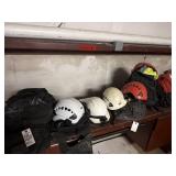 6 safety, helmets, and backpacks