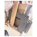 Steel fireplace frames, large variety of pipe