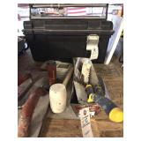 Trowels, Tile breaker, tool box