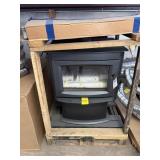 Timberwolf cast-iron fireplace stove
