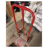 Red hand truck