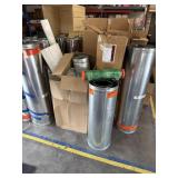 Assortment of Copperfield, double wall pipe,