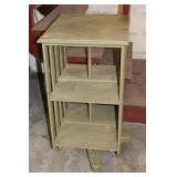 PAINTED REVOLVING BOOKCASE