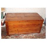 LOCKED PINE CHEST