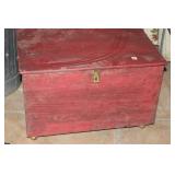 ROLLING WOOD STORAGE BOX