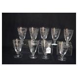 9 PCS FOSTORIA "JUNE"