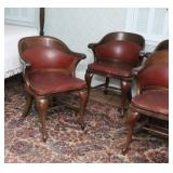 BARREL BACK ARMCHAIR