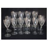 12 PCS FOSTORIA "JUNE" STEMWARE