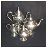 4 PC STERLING SILVER GORHAM TEASET