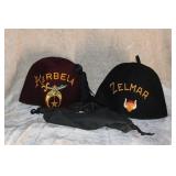 PAIR SHRINERS FEZ HATS
