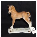 HAND PAINTED PORCELAIN STANDING FOAL