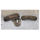 THREE STERLING SILVER ITEMS