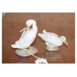 HEUBACH LICHTE GEESE FIGURINE PAIR