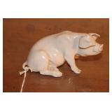 BING GRONDAHL PORCELAIN PIG FIGURINE
