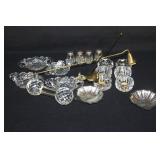 CUT GLASS SALTS, OTHER SALTS AND MORE