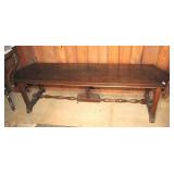SOLID HEAVY COFFEE TABLE