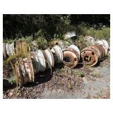 LARGE ASSORTMENT OF STEEL WHEELS & TIRES