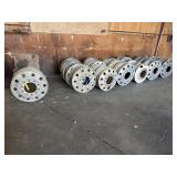 25pc WHEELS, SOME STEEL.