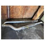 EXHAUST STACKS WITH HEAT SHIELDS
