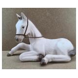 White Foal Laying Down Figure