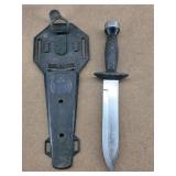 1960s Aqua Lung US Divers Scuba Diving Knife +