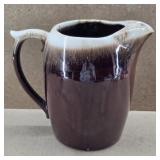 McCoy Brown Drip Glaze Picher Model #7011