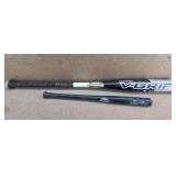 V-Grip Alloy Bat & Wooden Louisville Slugger Bat